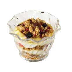 Cambro SRB5152 Clear 5 Oz Swirl Bowl - 24 / CS