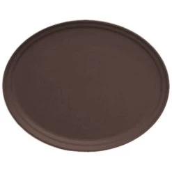 Cambro 2900CT138 Camtread Tavern Tan 28-7/8" X 23-1/2" Oval Tray