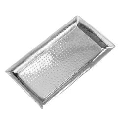 American Metalcraft HMRT814 Hammered S/S 14-1/8" Rectangular Tray