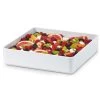 G.E.T. ML-85-W Milano White 12" Square Bowl - 6 / CS