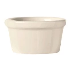 World Tableware RAM-25-W Bedrock Ovenware 2.5 Oz. Ramekin - 24 / CS