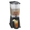 TableCraft 353DP 3 Gallon Single Black Slimline Beverage Dispenser