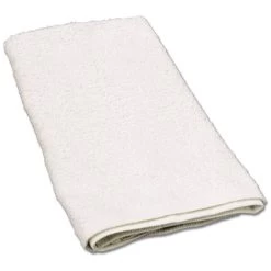Ritz BMP-21 White 16" X 19" Non-Ribbed Terry Bar Mop Towel - Dozen