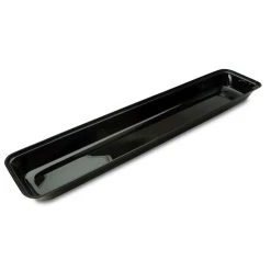 Delfin BRC-306-10 30" X 6.5" Black Rectangular Market Tray