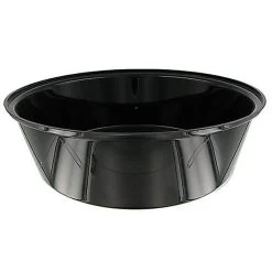 Delfin BRD-13P-10 13" Round Black Acrylic Ice Bowl