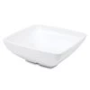 Delfin BSQ-10ME-020 3.25 Qt. White Square Metro Bowl