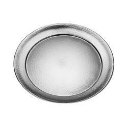 American Metalcraft HMRST1801 18" Round Hammered S/S Platter
