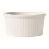 World Tableware RAMF-234-W Bedrock Ovenware Fluted Ramekin - 24 / CS