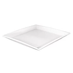 Gourmet Display By Cal-Mil PP252 White 11" Square Porcelain Bowl