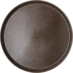 Carlisle 1600GR2076 Round Griptite 2 Brown 16" Round Tray