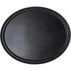 Carlisle 2700GR2004 Griptite 2 Black 27 X 22.5 Oval Tray