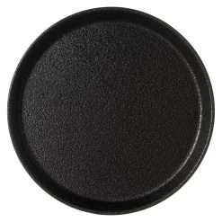 Carlisle 1100GR2004 Griptite 2 Black 11" Round Tray