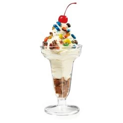 G.E.T. ICM-24-CL Dessert Time Clear 5 Oz. Ice Cream Dish - 24 / CS