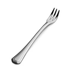 Bon Chef S508 Prism 18/8 Stainless Oyster / Cocktail Fork - Dozen
