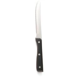 Walco 980527 HD Steak Knife With Black Delrin Handle - Dozen