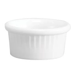 Hall® China 4531-WH White 2 Oz. Fluted Ramekin - 36 / CS