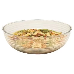 Cambro RSB15CW135 Camwear Clear 11.2 Qt. Round Ribbed Bowl