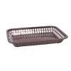 TableCraft 1077BR Grande Brown 10-3/4" Platter Basket - 36 / CS