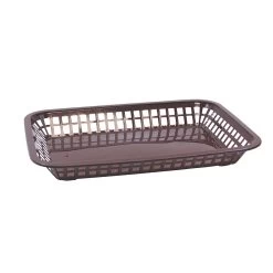 TableCraft 1077BR Grande Brown 10-3/4" Platter Basket - 36 / CS