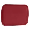 Traex 1418-21 Burgundy Plastic 14 X 18 Fast Food Tray - Dozen