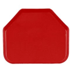 Cambro 1520TR510 Camtrays Red 15" X 20.25" Trapezoid Tray