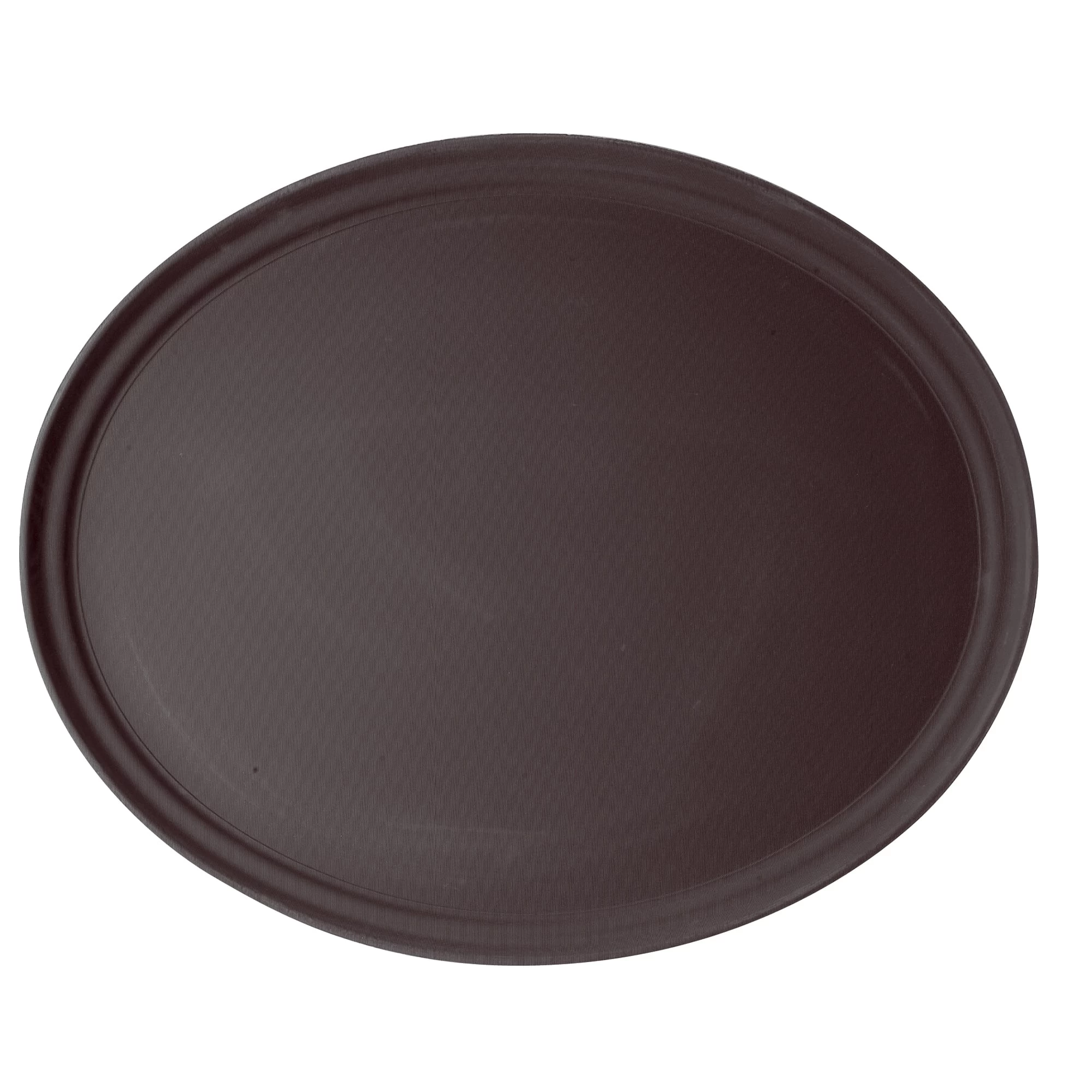 Cambro 2700CT138 Camtread Tavern Tan 22" X 27" Oval Tray
