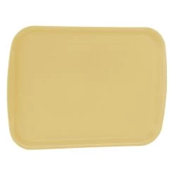 Traex 1216-32 Beige Plastic 12 X 16 Fast Food Tray - Dozen