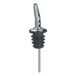 TableCraft 330 Free Flow Chrome Plated Tapered Speed Pourer - Dozen