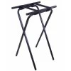 CSL 1053BL 31" H Deluxe Black Tubular Steel Tray Stand