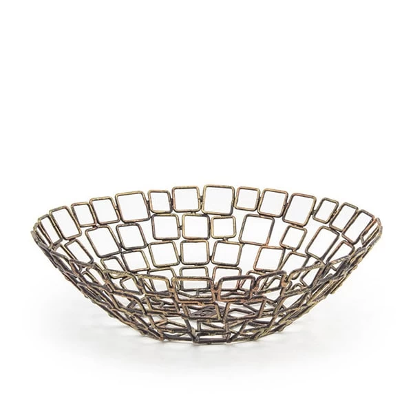 FOH BBK011GOI22 Coppered Wireware 10" Link Basket"