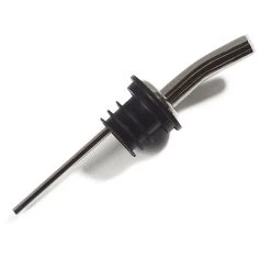 Carlisle WPM2538 Chrome Tapered Liquor Pourer With Screen - 12 / CS