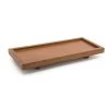 FOH RTR004RUW22 B3 Rectangle Rubberwood Tray - 6 / CS