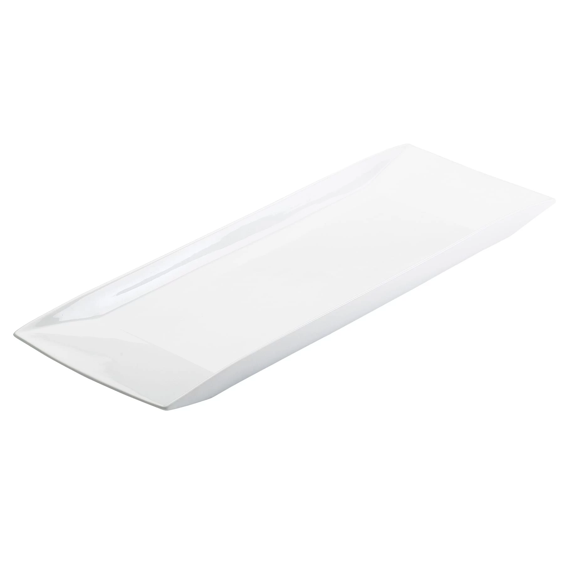 Gourmet Display By Cal-Mil PP152 White Porcelain 23 X 7" Platter