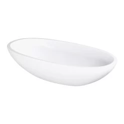 Elite Global Solutions M157OV-NW Belize 3 Qt. White Long Oval Bowl