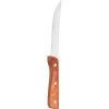 Walco 950527 Pointed Tip Steak Knife With Brown Pakka Handle - Dozen