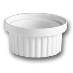 Hall® China 1150AWHA White 4 Oz. Stacking Ramekin - 24 / CS