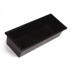 Bar Maid® CR-760 Black 14" X 5" X 3" Bar Drain Tray With Extension
