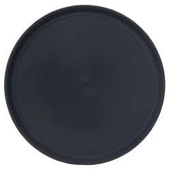 Traex 1476-0606 T-Rex Black 16" Round Non-Slip Beverage Tray