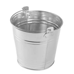 American Metalcraft PTUB87 Natural Finish Galvanized 8 X 7"H Pail