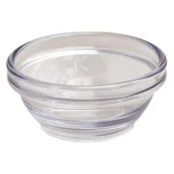 Gessner™ 1102 CLEAR SAN Plastic 2.75 Oz. Stack Bowl - 72 / CS