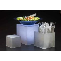 American Metalcraft AC579 3-Piece Set Frosted Acrylic Risers