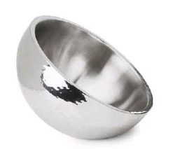 Eastern Tabletop 7212 Hammered 160 Ounce Dual Angle Insulated Bowl