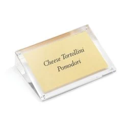TableCraft ACHS46 4" X 4" Slanted Sign Holder - 12 / CS