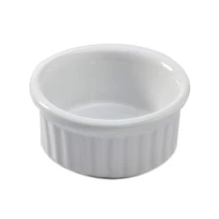 American Metalcraft CRMK2 Ceramekin 2 Oz Ribbed Ramekin - 12 / PK