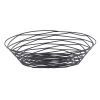 TableCraft BK17409 Black Artisan 9" X 6" X 2-1/4" Oval Basket - 6 / CS