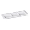 Gessner™ 1920 WHITE 3-Compartment Tray - Dozen