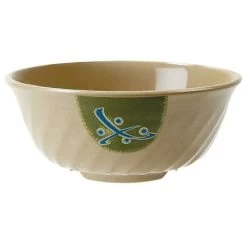 G.E.T. M-608-TD Traditional Melamine 1.5 Qt. Fluted Bowl - Dozen