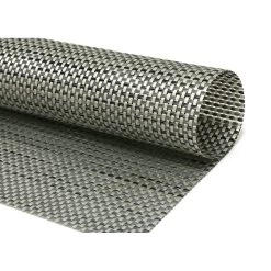 FOH RTL004SIV83 Metroweave 16.25" X 24" Placemat - Dozen