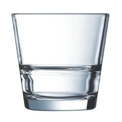 Arcoroc H3858 Stack Up 7 Oz. Rocks Glass - 12 / CS