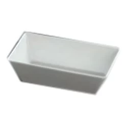American Metalcraft MLRP9 Small 9-7/8" X 5-7/8" White Bowl